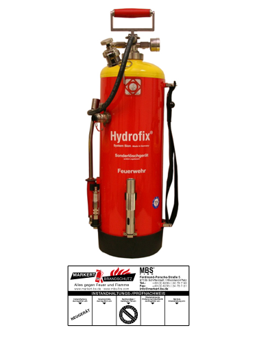 Sion Hydrofix Sonderlöscher Feuerlöscher A 10/L